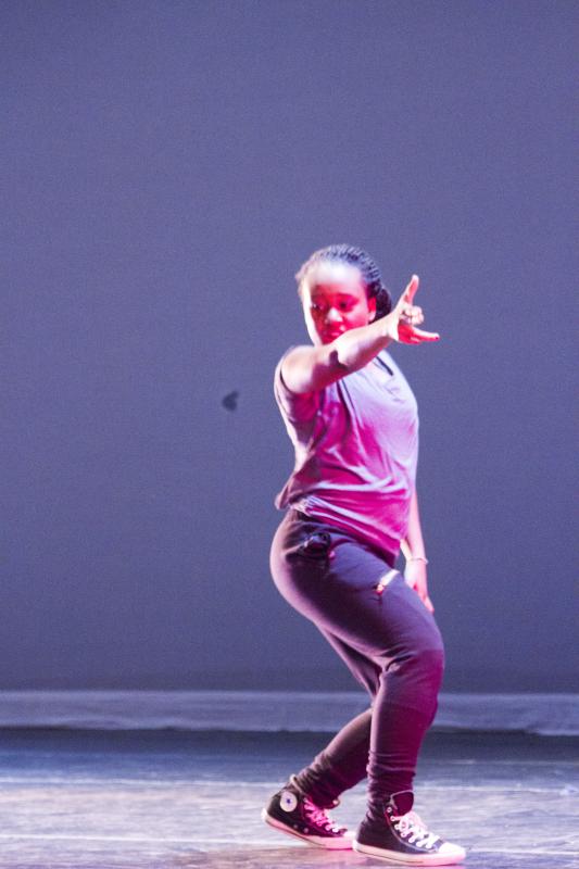 Makelsey Page, performs to the song "Better Have My Money", a student choreographed piece. BY GEORGIA SPARLING